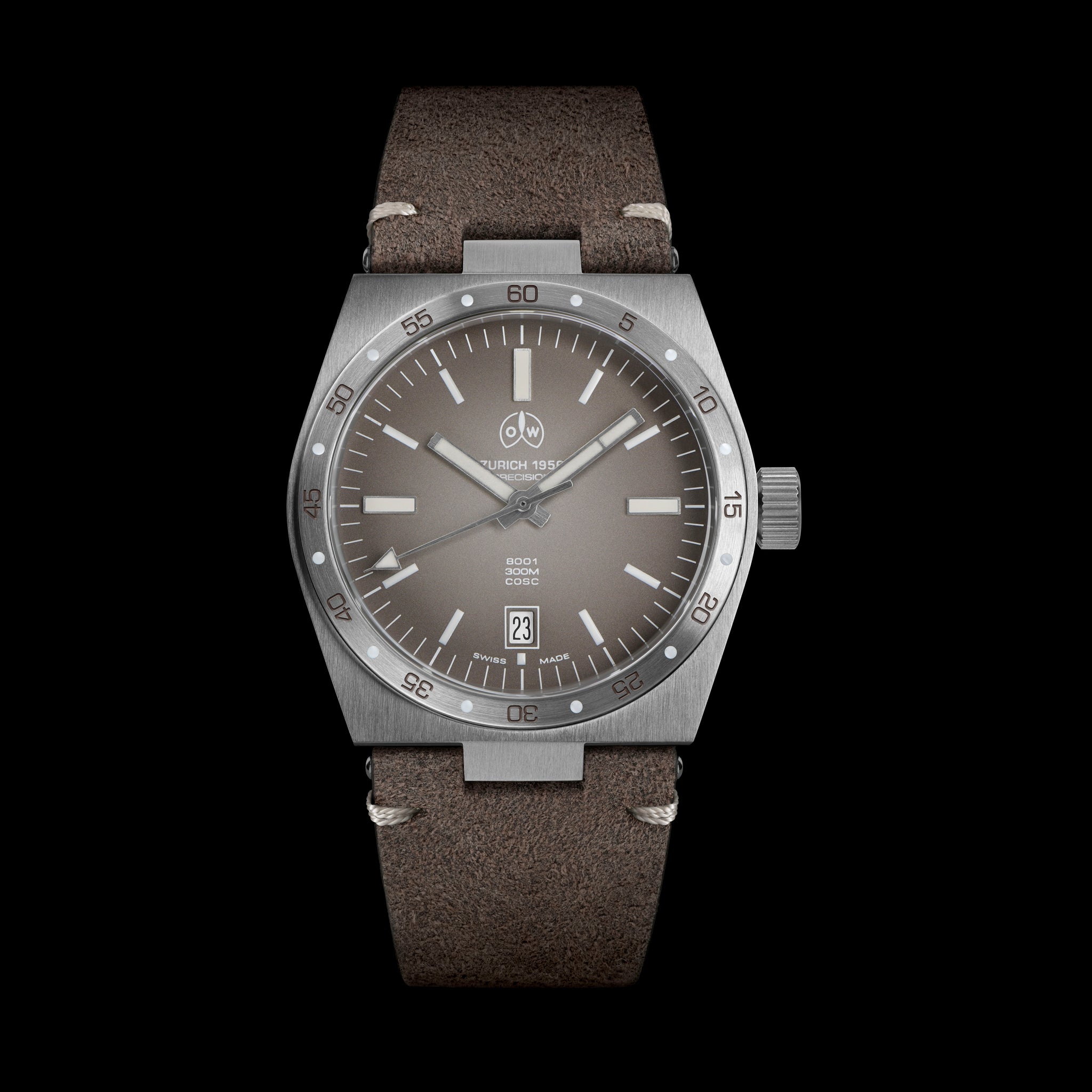 memorialedition　オージャカルバー Ollech & Wajs Swiss Automatic Havanna COSC Sports Watch #OW-8001
