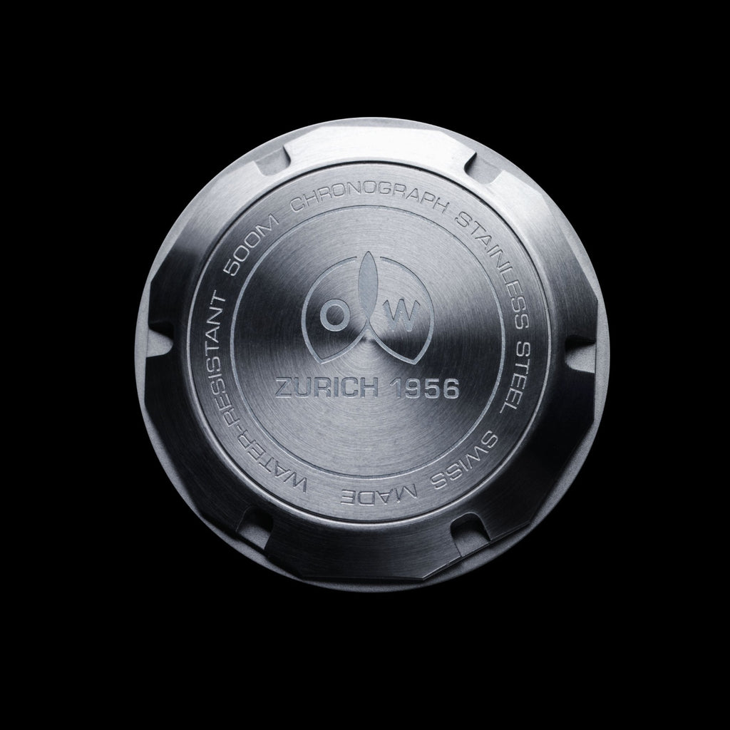 Ollech and Wajs Zurich OW Navichron Chronograph Watch Valjoux 7753 automatic movement